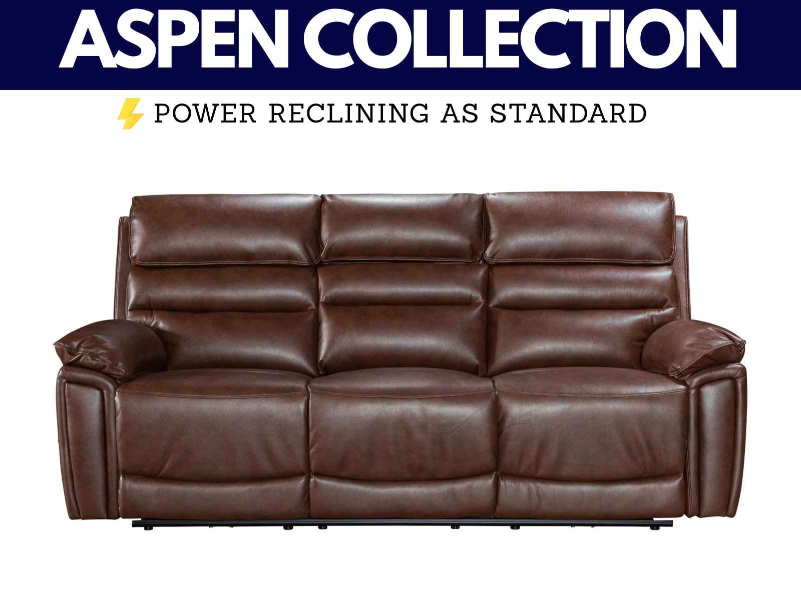 Aspen Power Reclining Collection - Sofa Easy