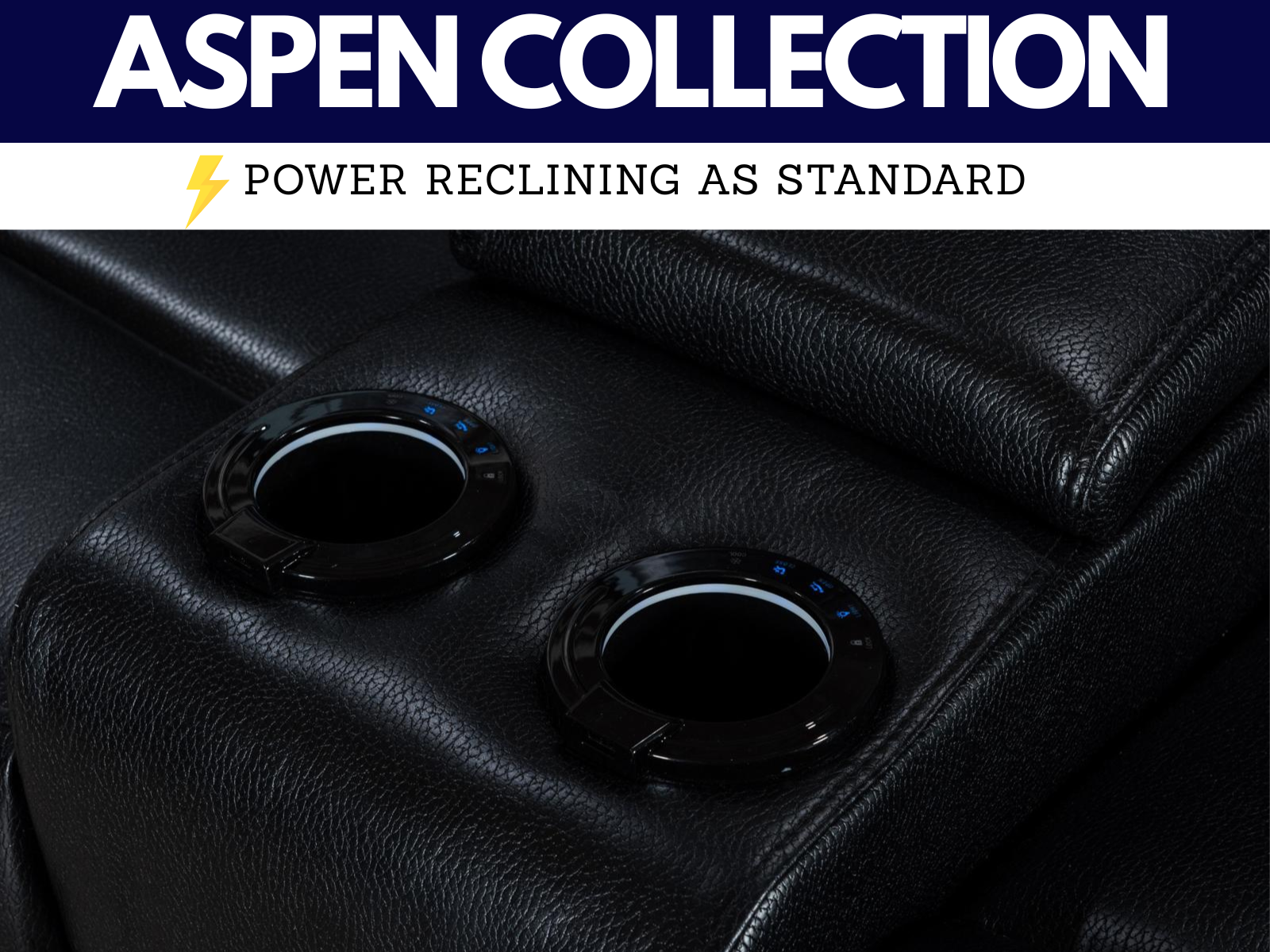 Aspen Power Reclining Collection - Sofa Easy