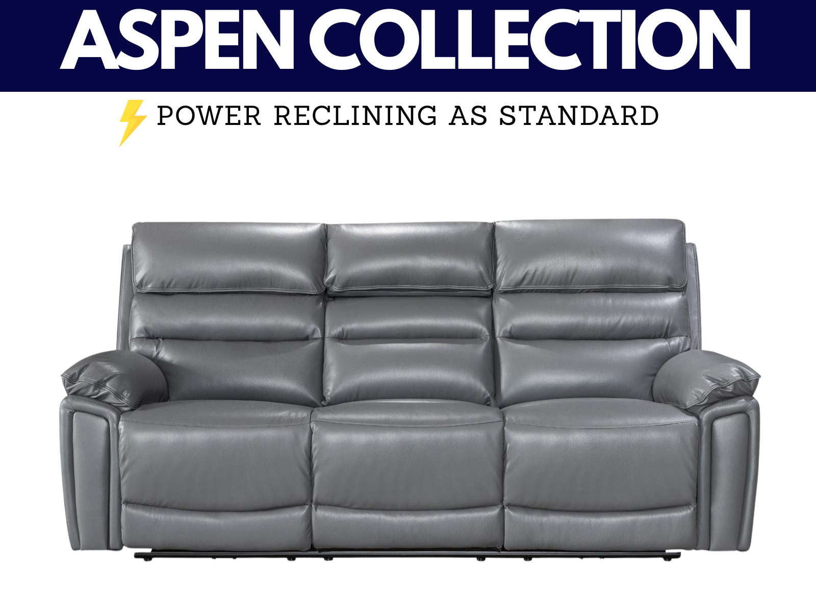 Aspen Power Reclining Collection - Sofa Easy