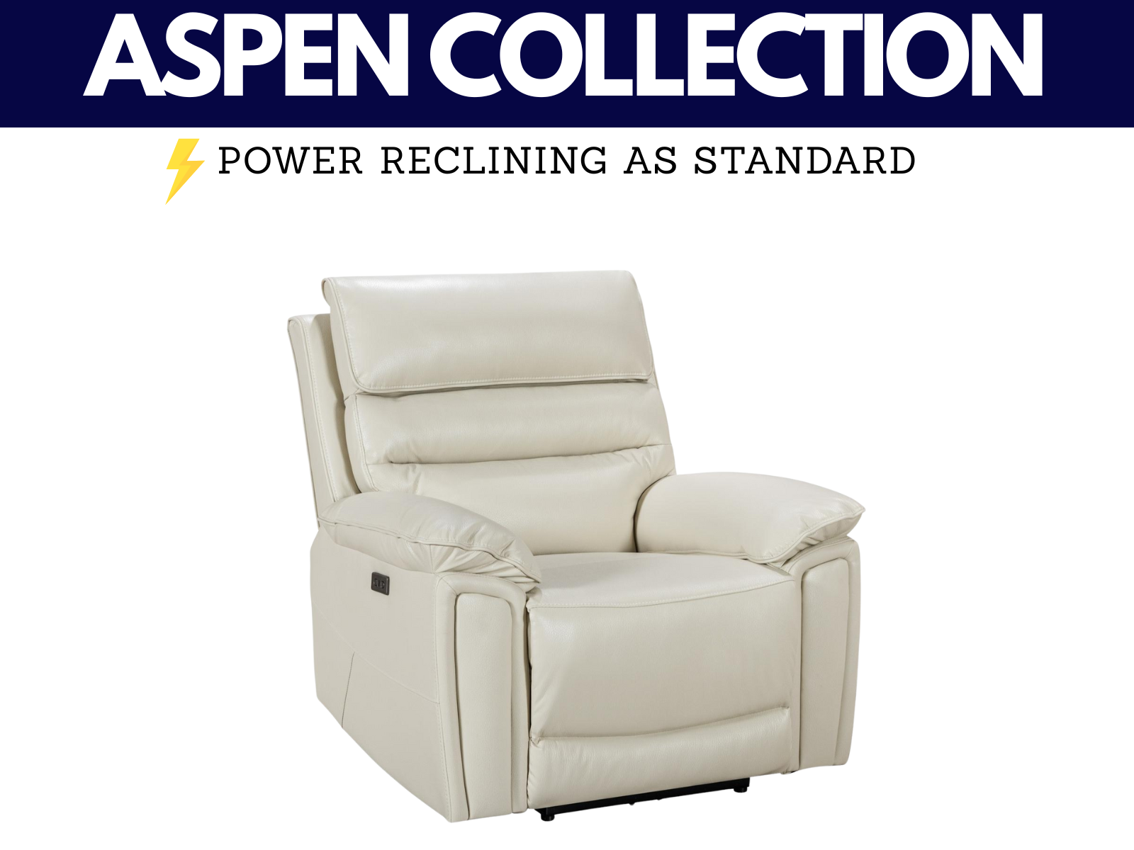 Aspen Power Reclining Collection - Sofa Easy