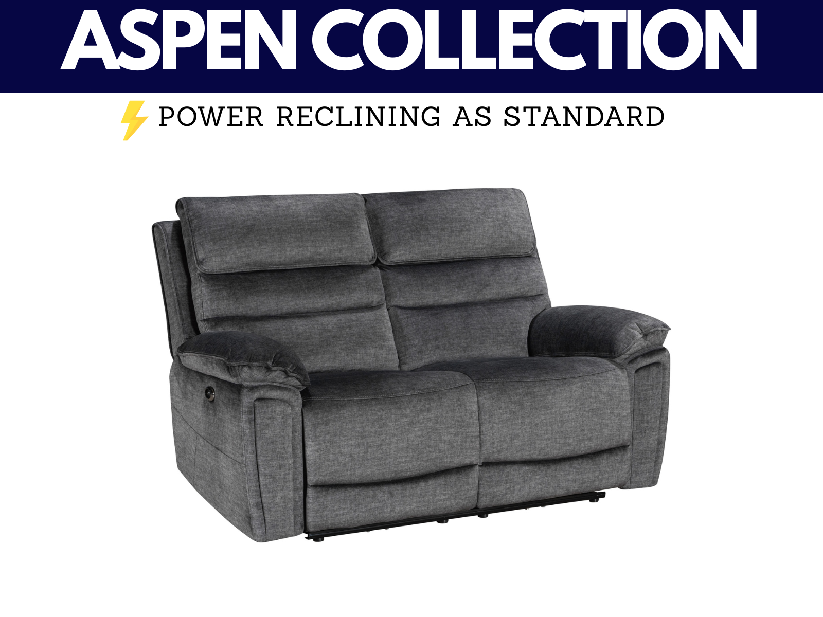 Aspen Power Reclining Collection - Sofa Easy