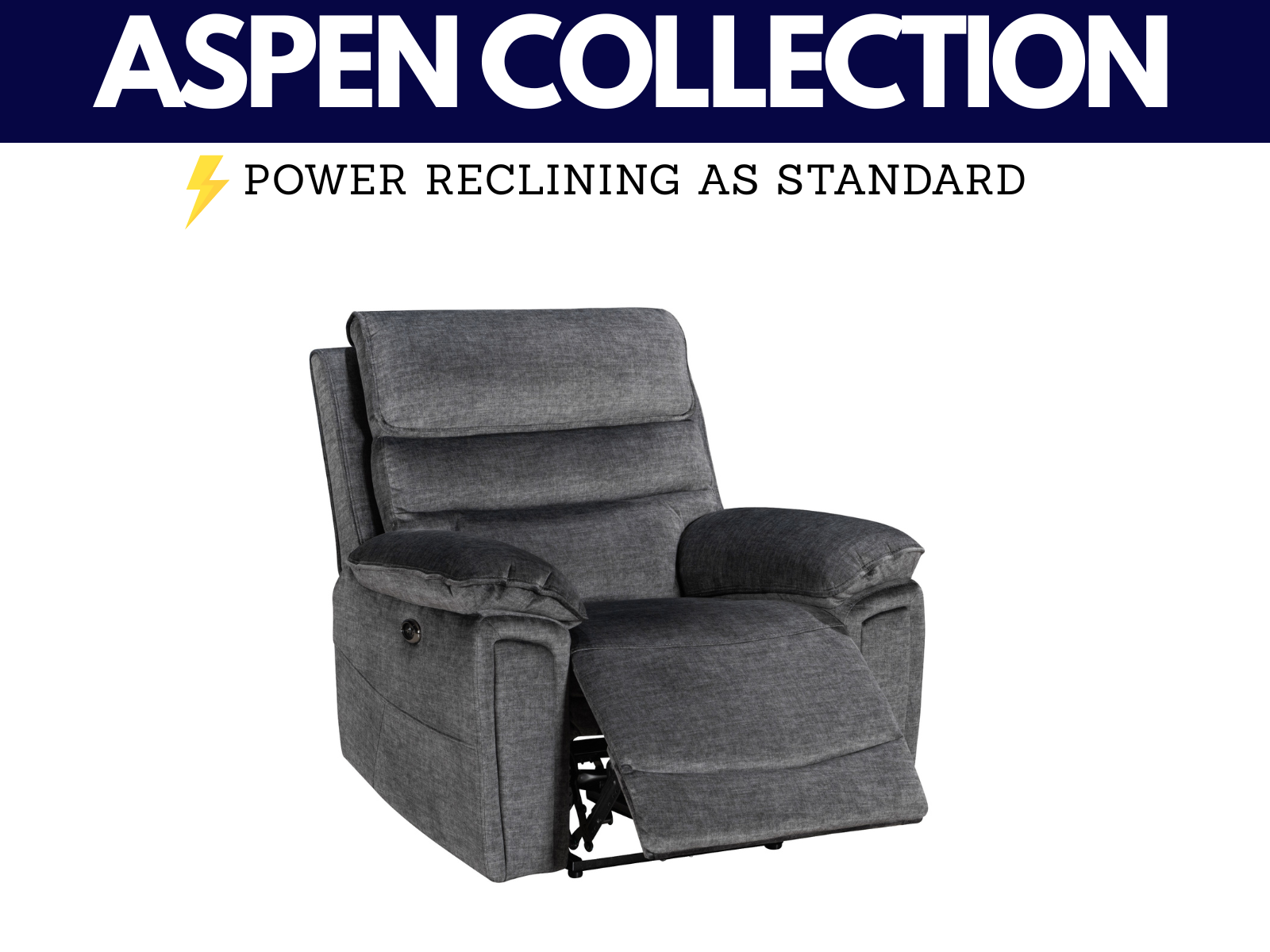 Aspen Power Reclining Collection - Sofa Easy