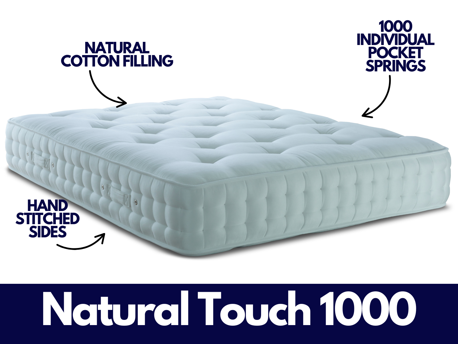 H&J Natural Touch Pocket Sprung Mattress