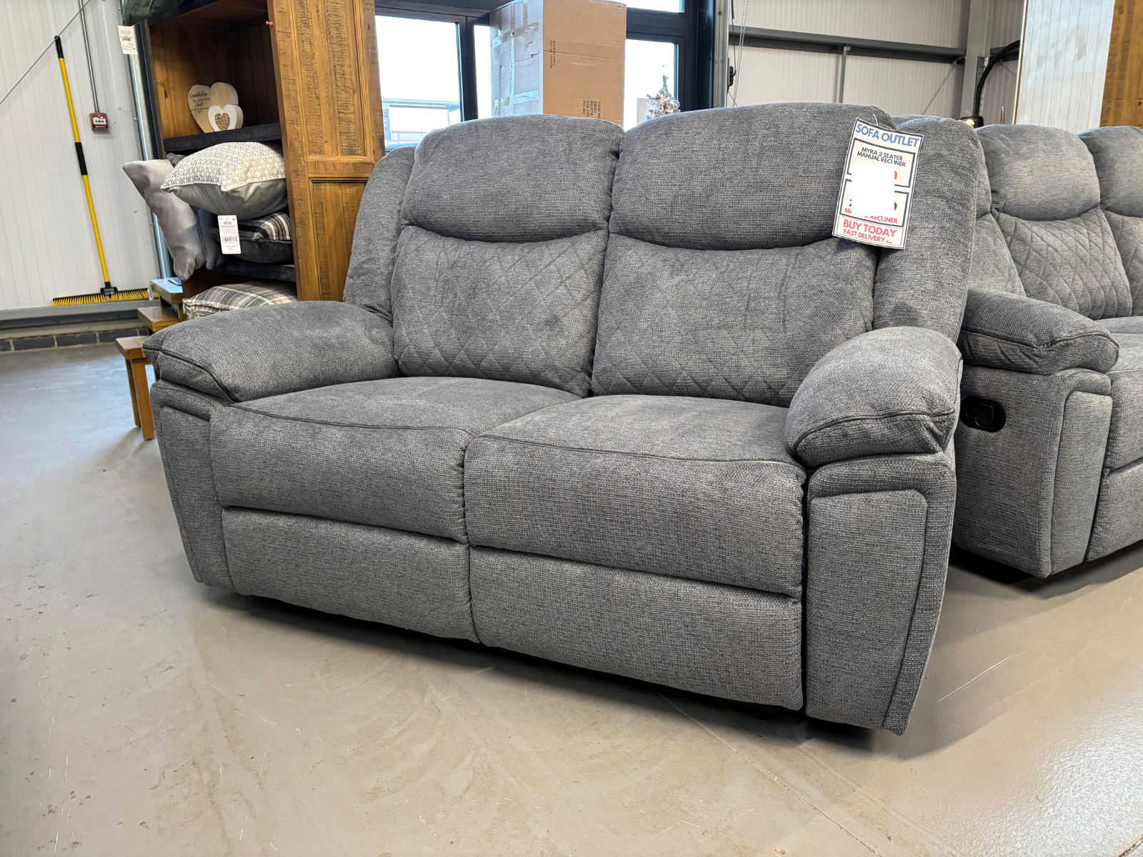 NEW - MAYRA SOFA SET IN GREY - CAN BE PURCHASED SEPARATELY