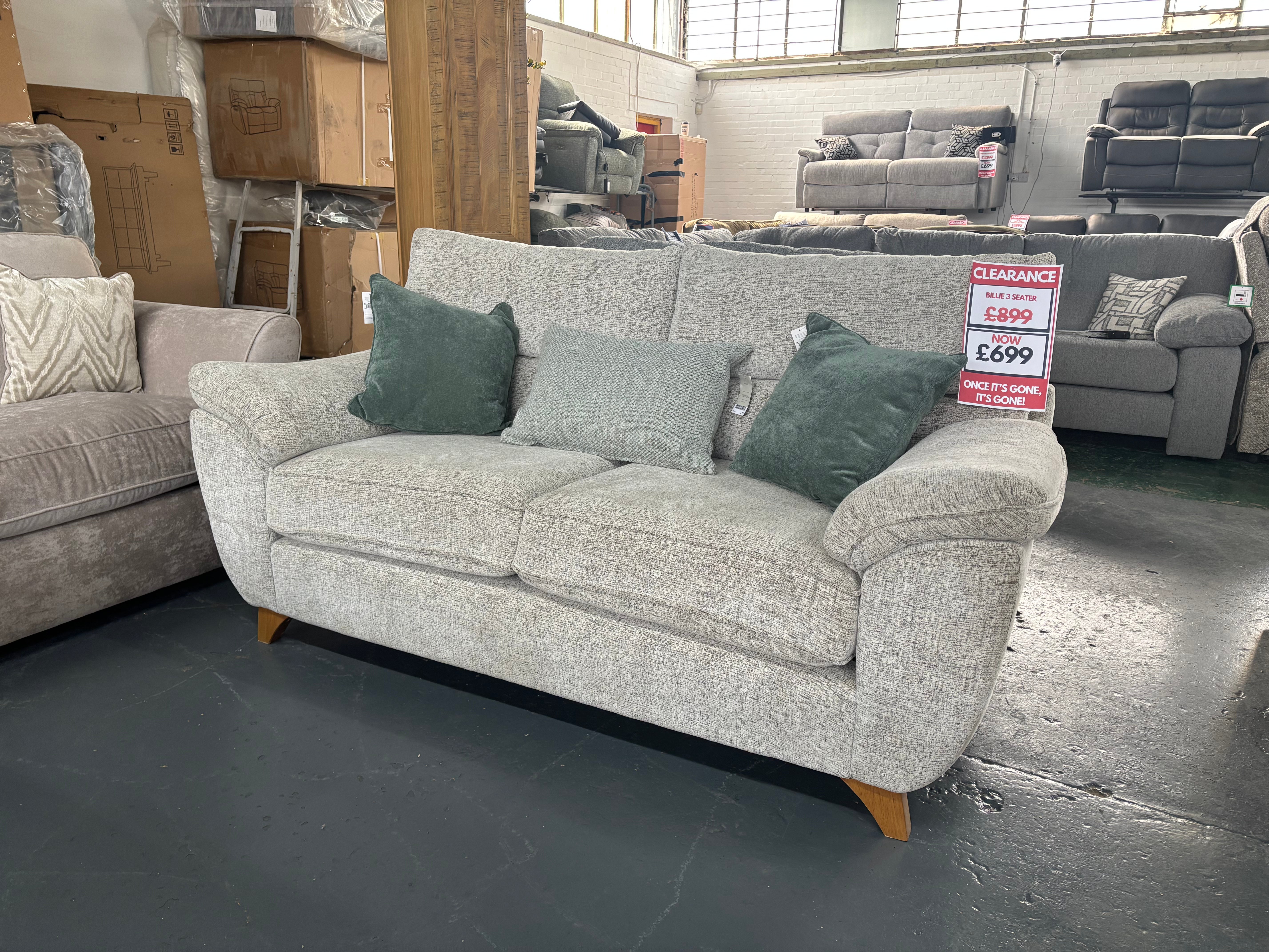 Billie 3 Seater Sofa