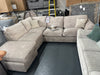 Dorchester Corner Sofa Bed in Mink Fabric - TO CLEAR