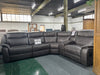 Phoenix Media Corner Sofa - Electric Reclining with speakers & cup storage