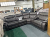 Phoenix Media Corner Sofa - Electric Reclining with speakers & cup storage