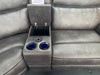 Phoenix Media Corner Sofa - Electric Reclining with speakers & cup storage