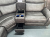 Phoenix Media Corner Sofa - Electric Reclining with speakers & cup storage