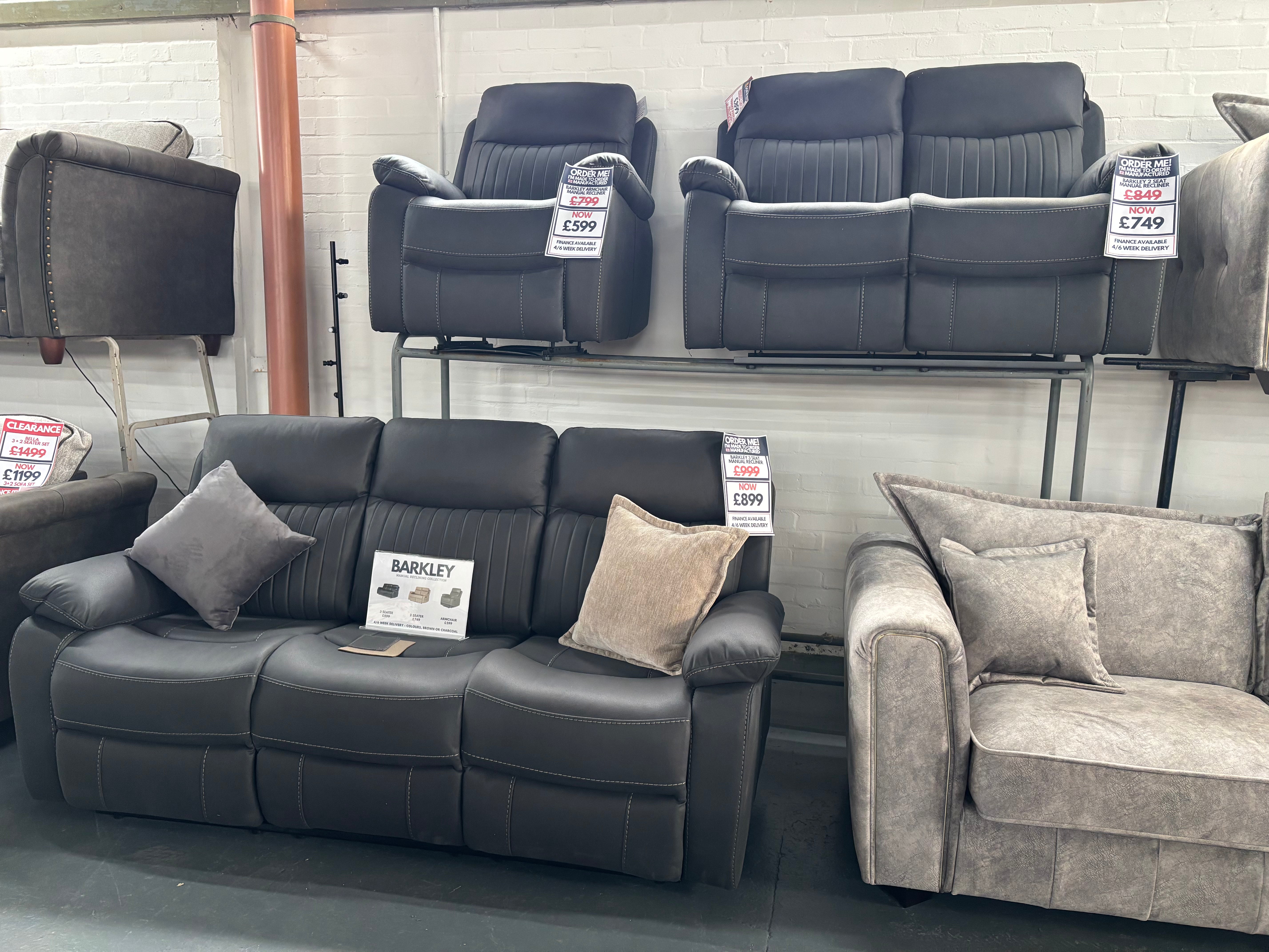 Barkley 3 seater + 2 Seater + Armchair - Available individually