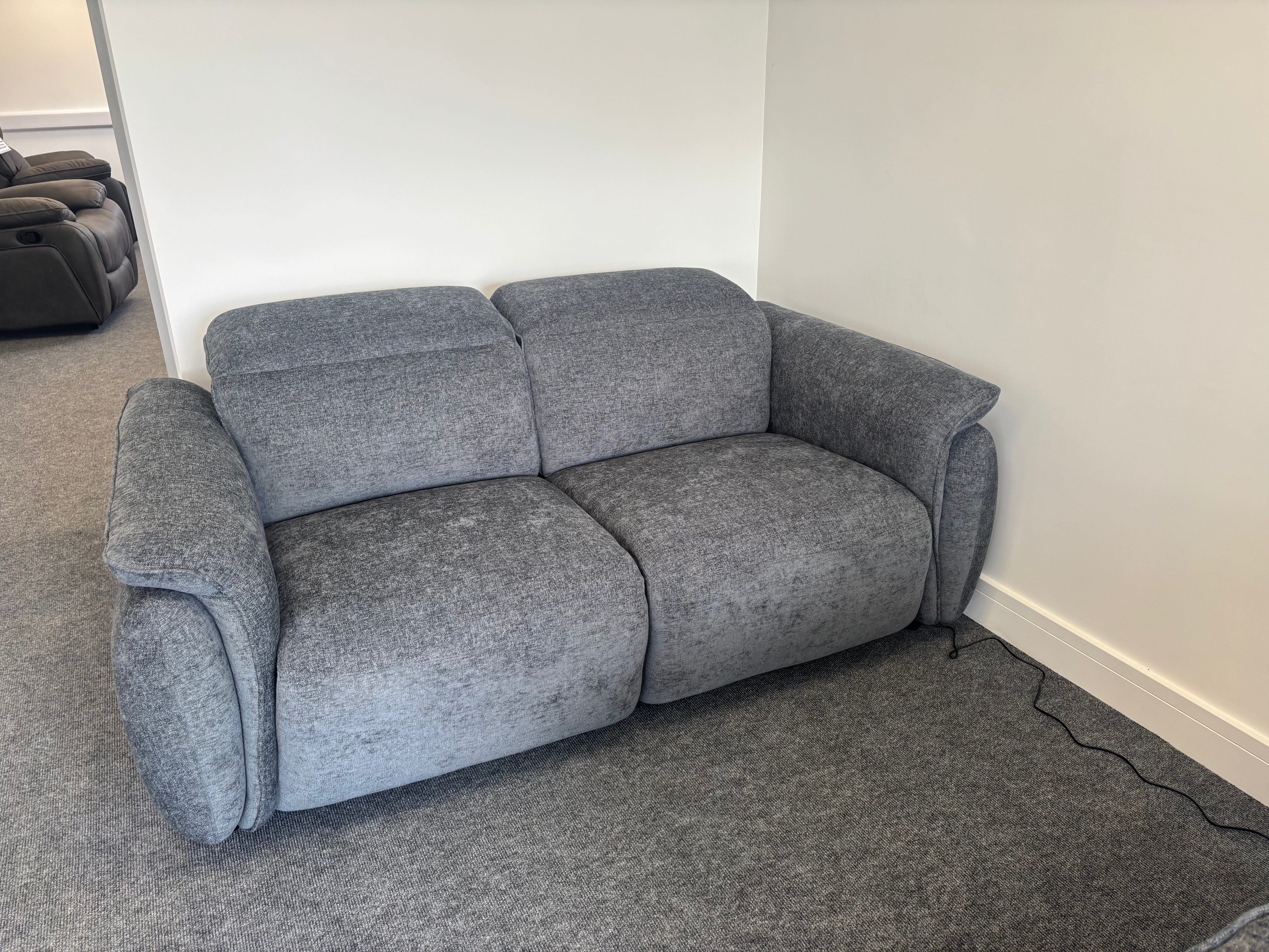 Chelsea 3 seater + 2 seater power Reclining sofa set in grey