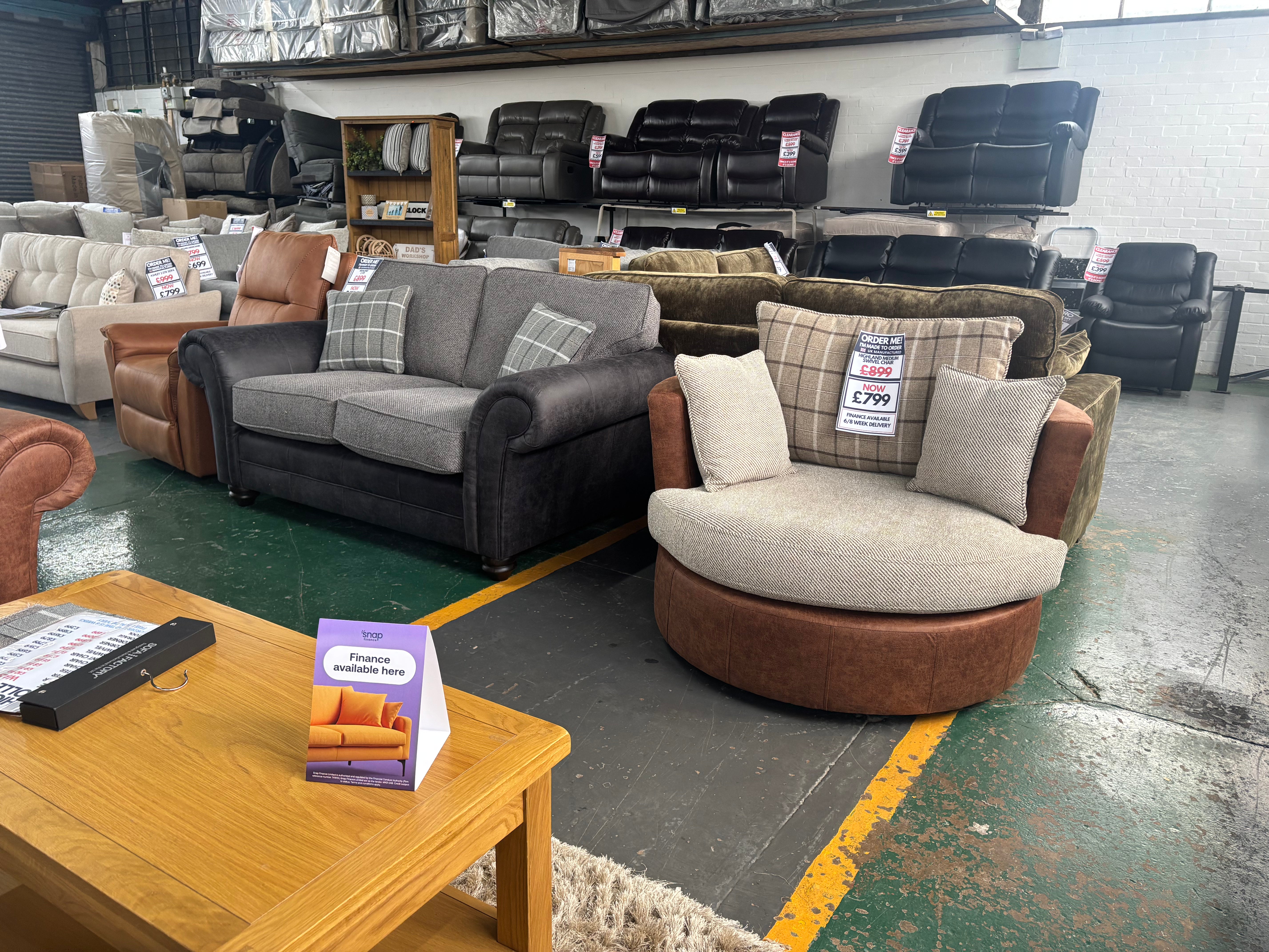 HIGHLAND - Right hand facing corner sofa