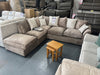 ROMEO CHAISE SOFA RIGHT HAND FACING in Nutmeg fabric