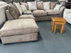ROMEO CHAISE SOFA RIGHT HAND FACING in Nutmeg fabric