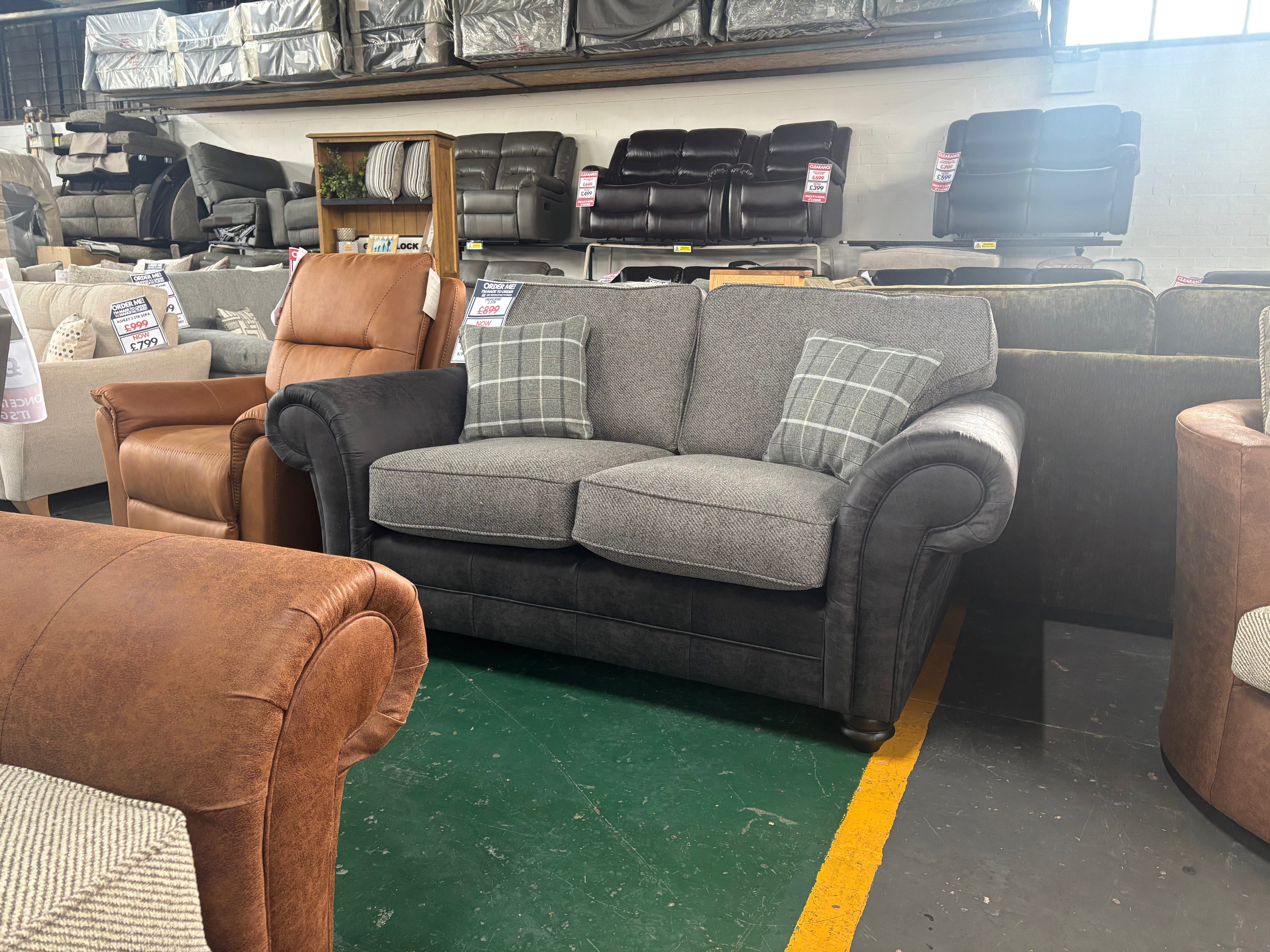 Highland 2 Seater in Sultan grey