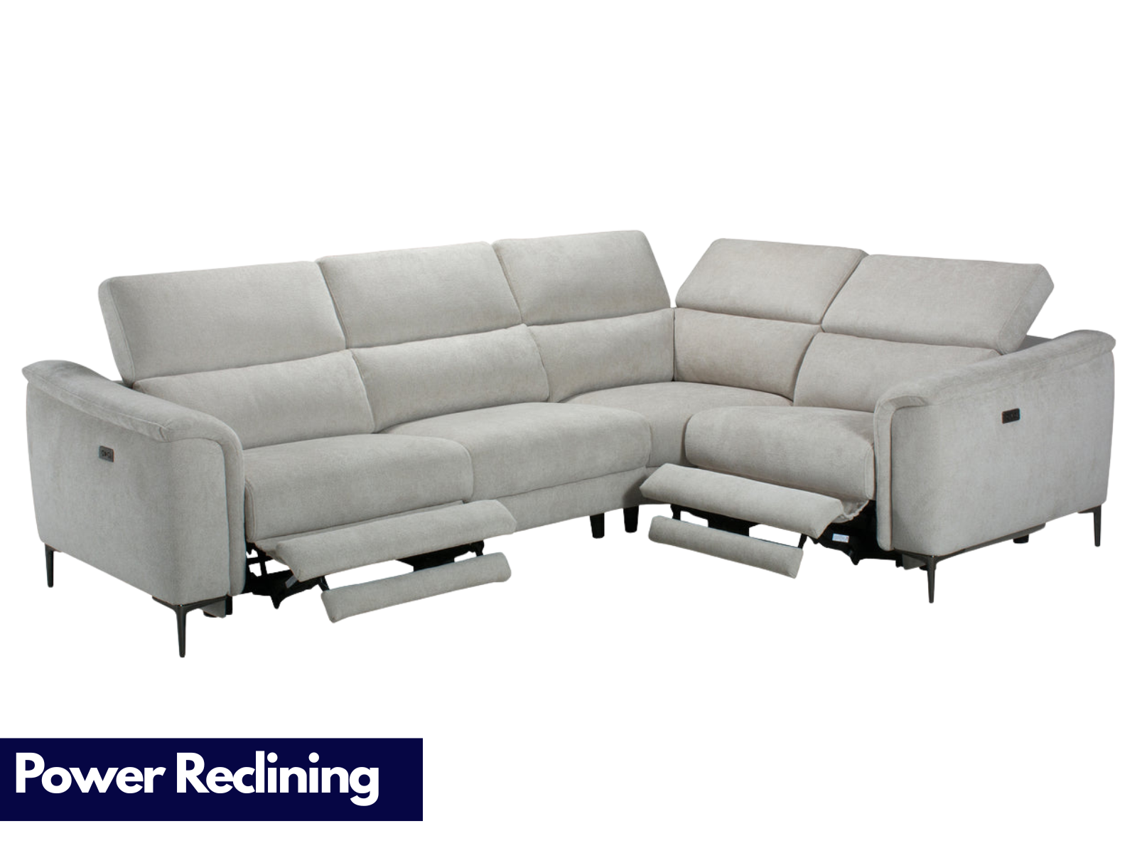 Monaco Power Reclining Modular Corner Sofa - Sofa Easy