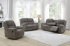 Coming Soon - Weston Manual Reclining - Mocha Colour Fabric