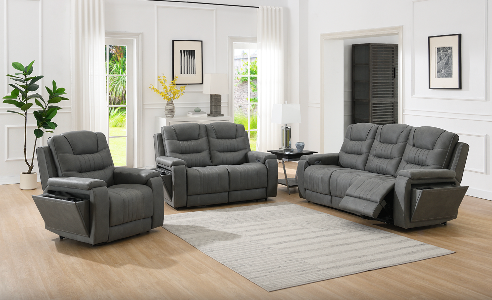 Sloane Power Reclining Sofa Collection - Two colour ways - Sofa Easy