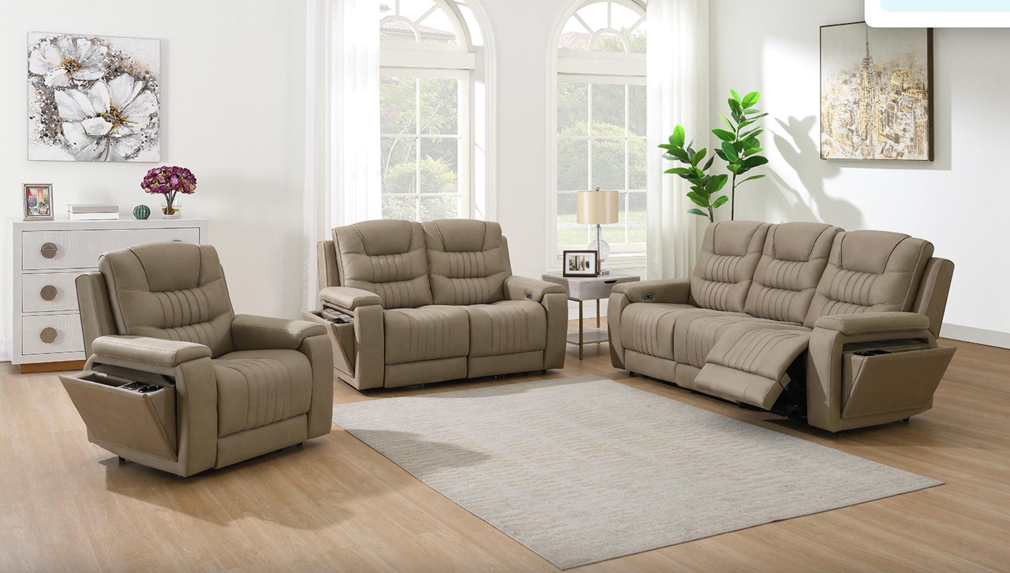 Sloane Power Reclining Sofa Collection - Two colour ways - Sofa Easy