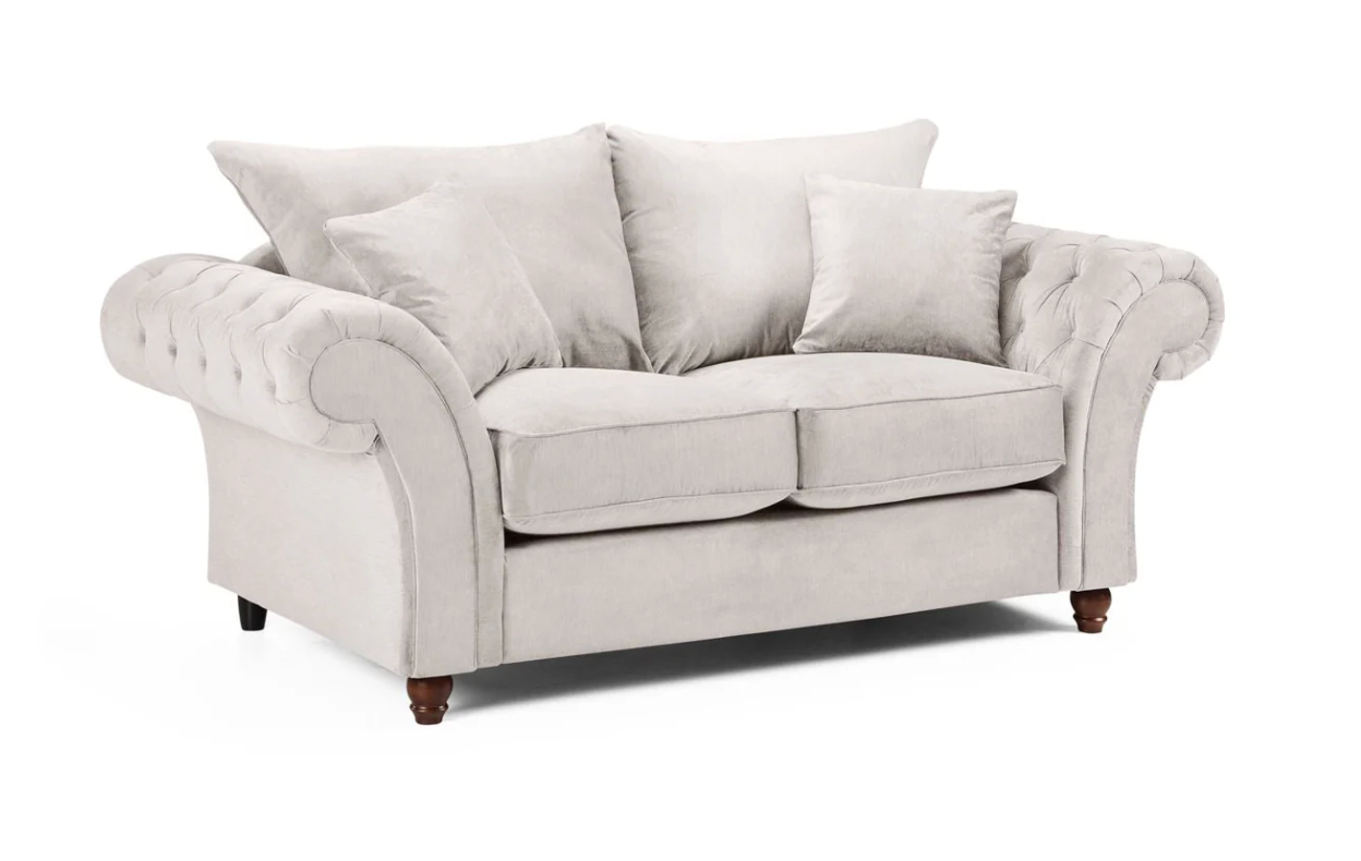 Windsor Fullback Sofa Stone 2 Seater - Sofa Easy