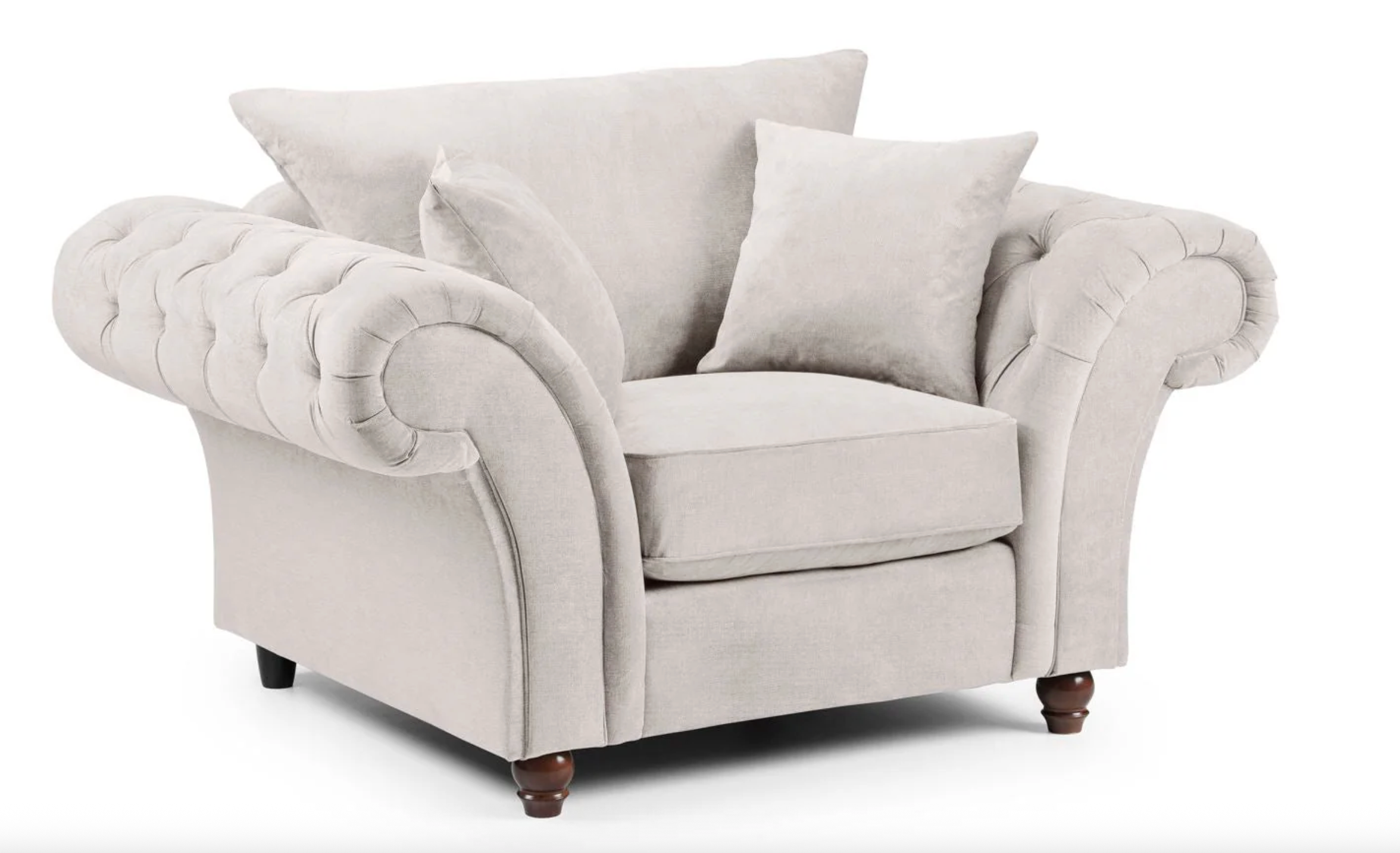 Windsor Fullback Sofa Stone Armchair - Sofa Easy
