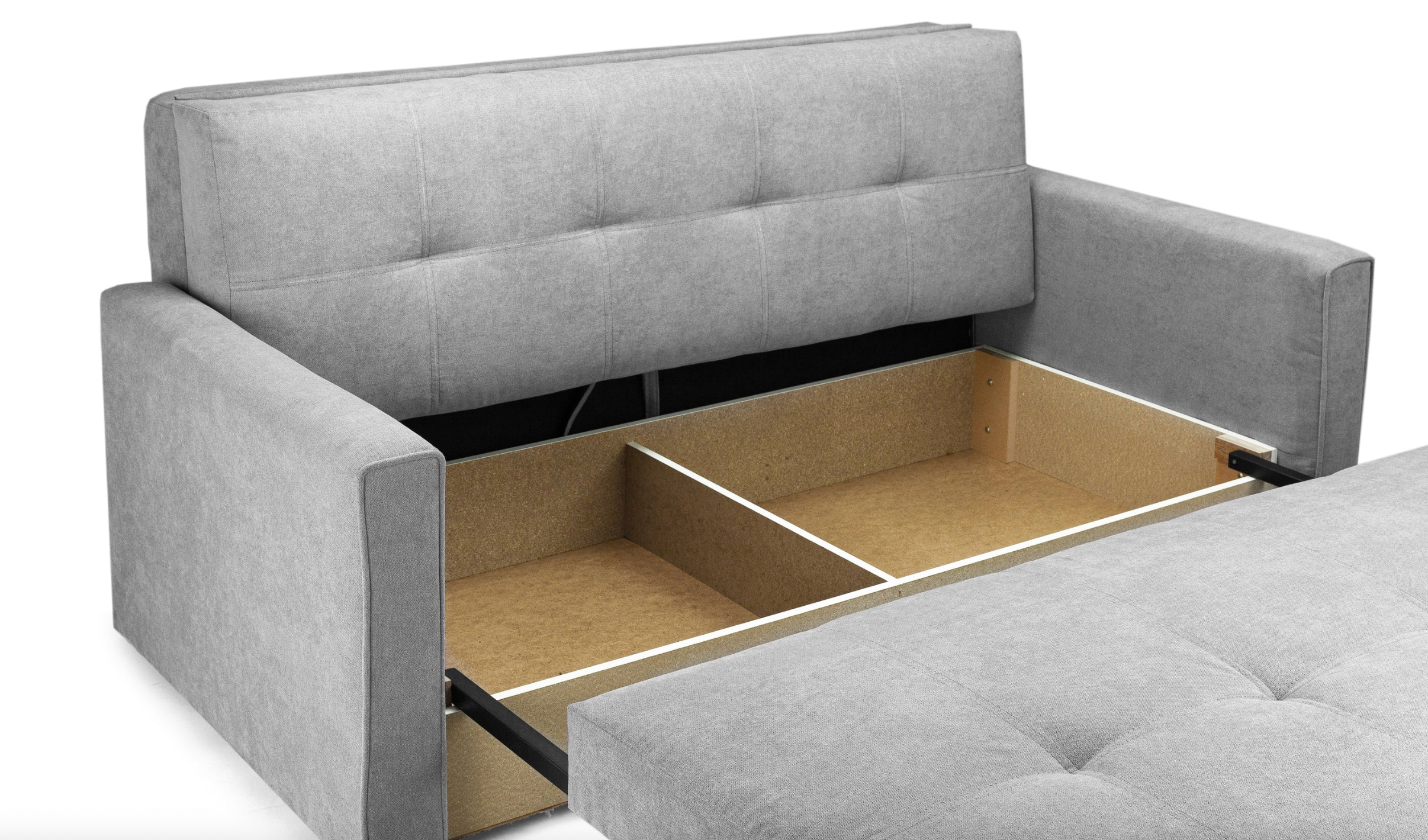 Viva Sofabed Grey 3 Seater - Sofa Easy