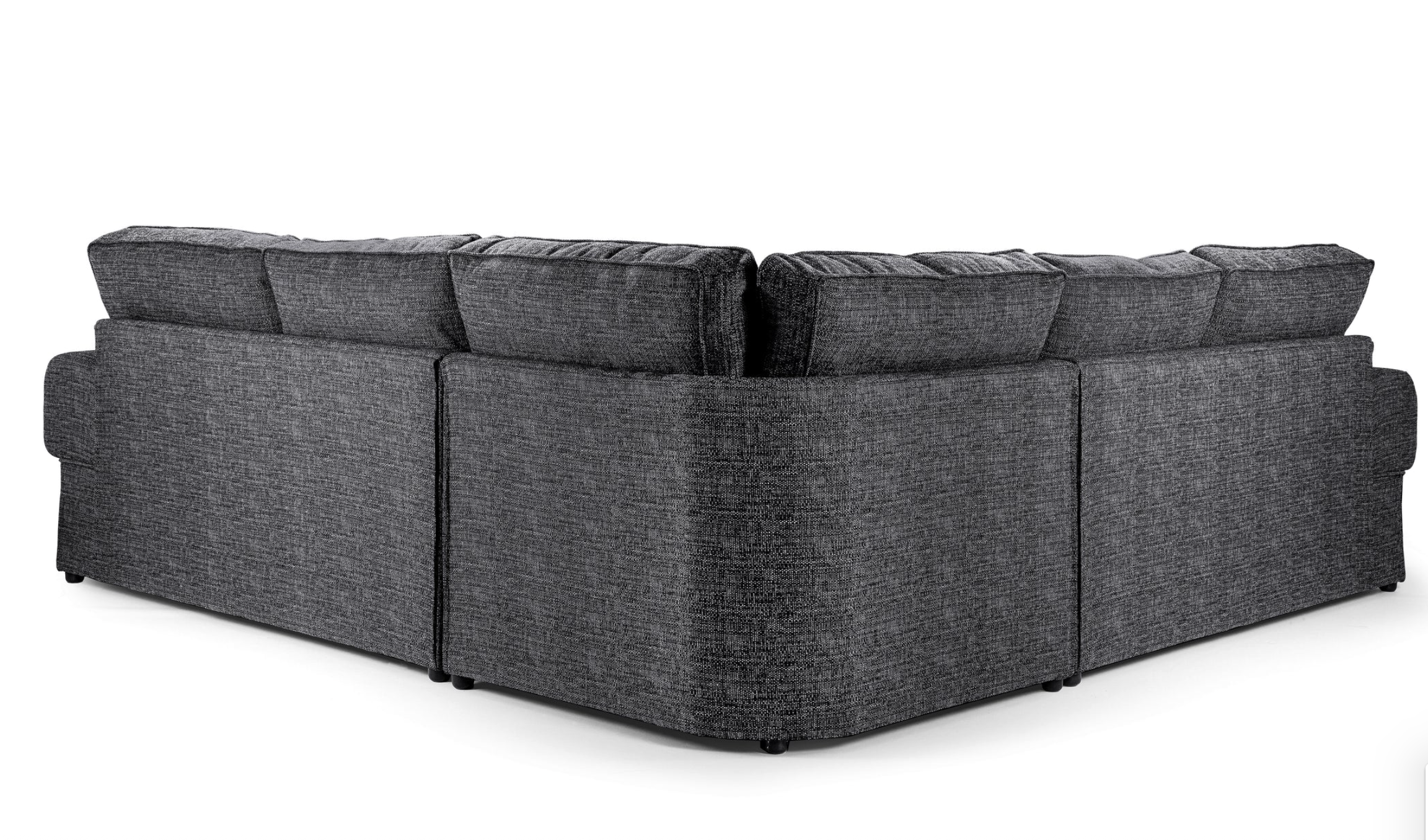 Wilcot Sofa Grey Large Corner - Sofa Easy