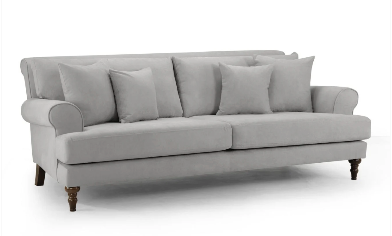 Summer Sofa Grey 4 Seater - Sofa Easy