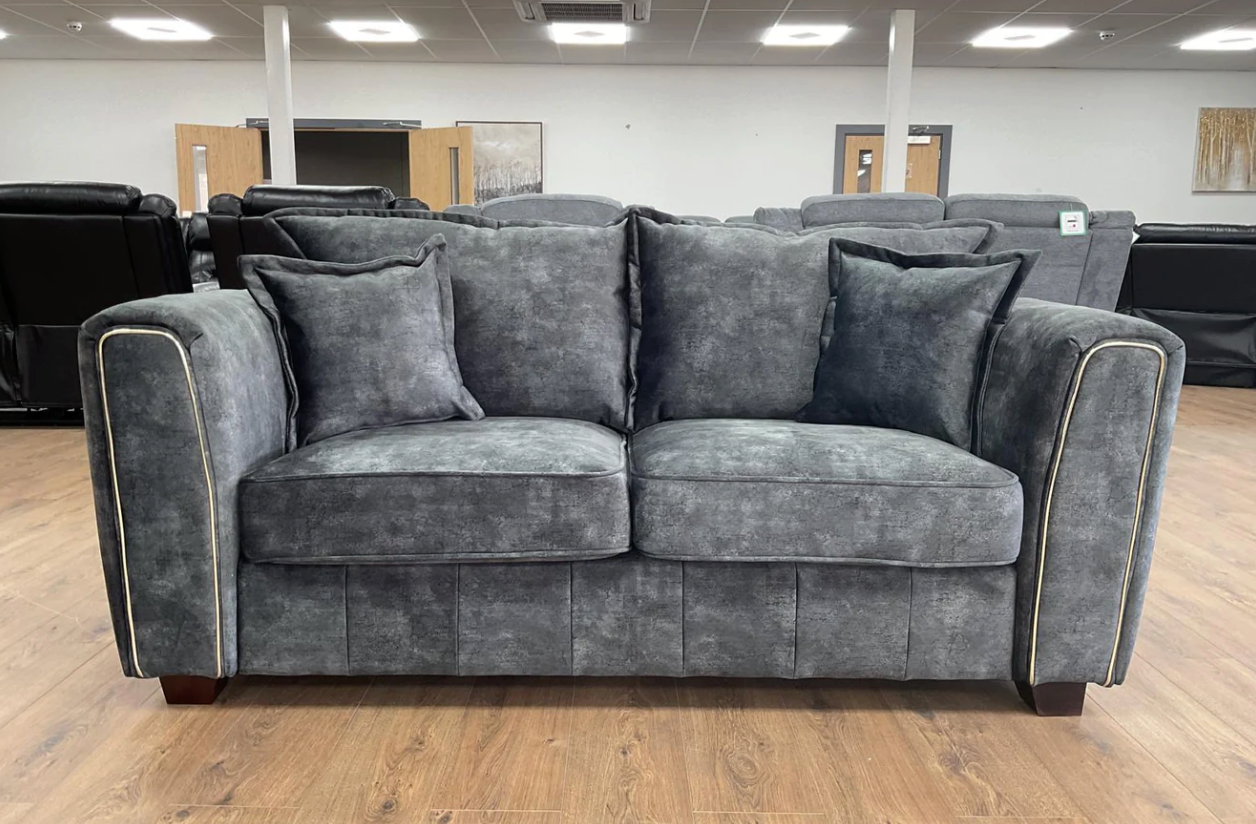 Serena Sofa Black 2 Seater - Sofa Easy