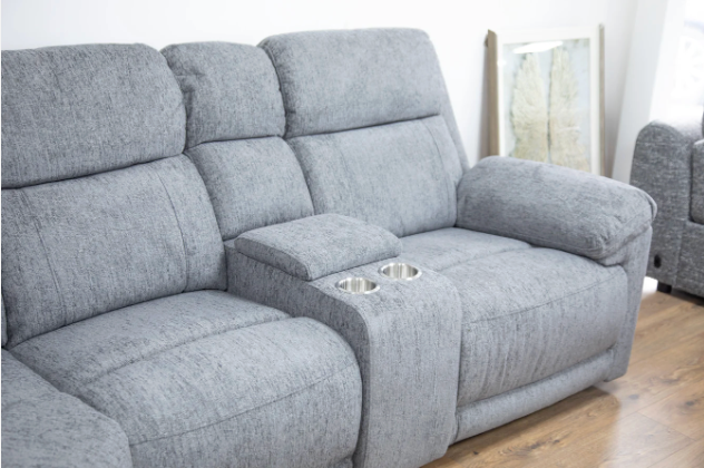 Owen Electric Recliner Sofa Grey Large Corner - Sofa Easy