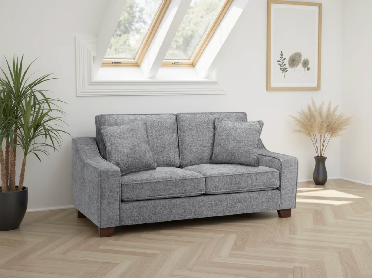 Nebraska Sofa Slate 3 Seater - Sofa Easy