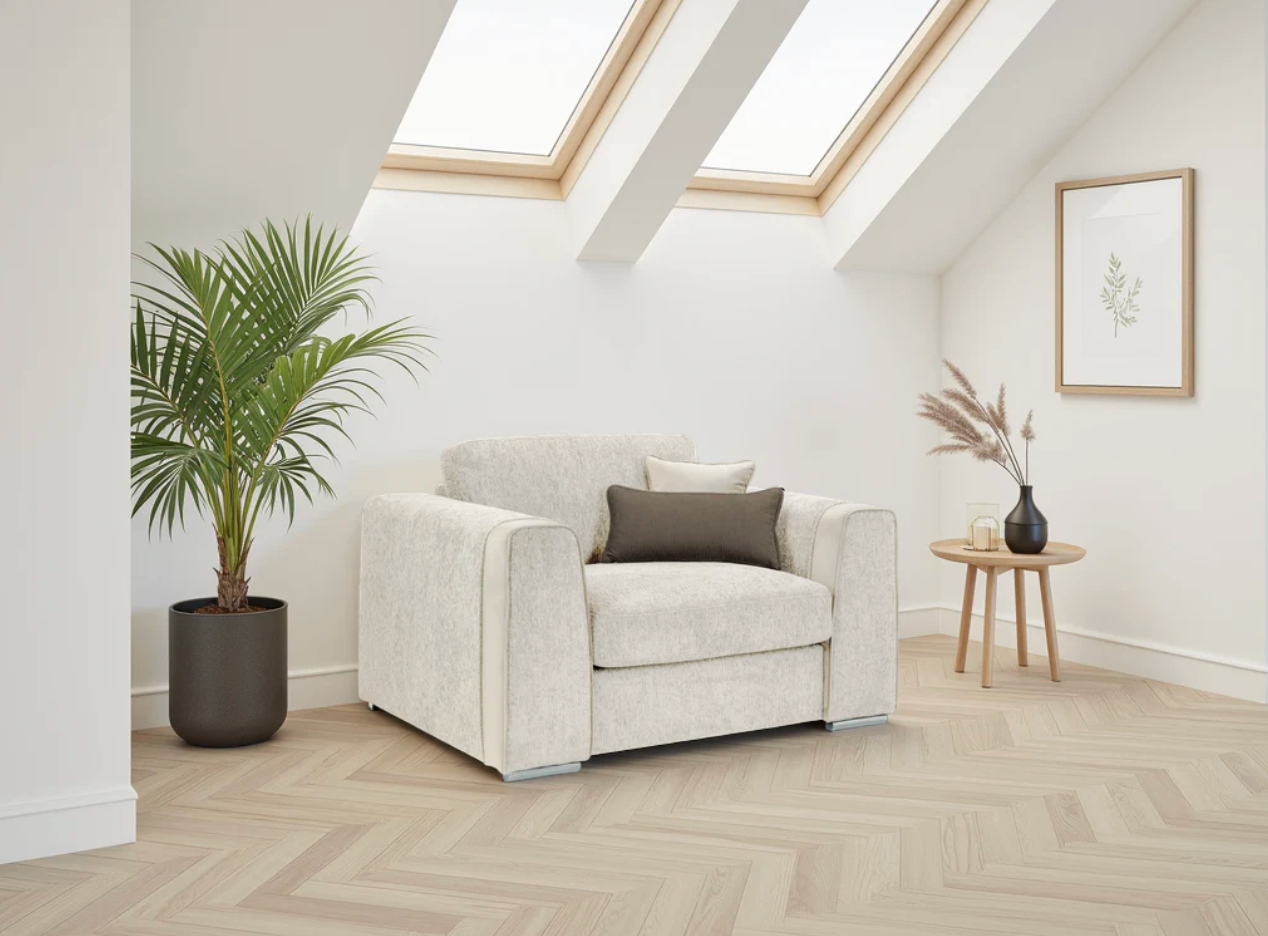 Naples Sofa Beige Armchair - Sofa Easy