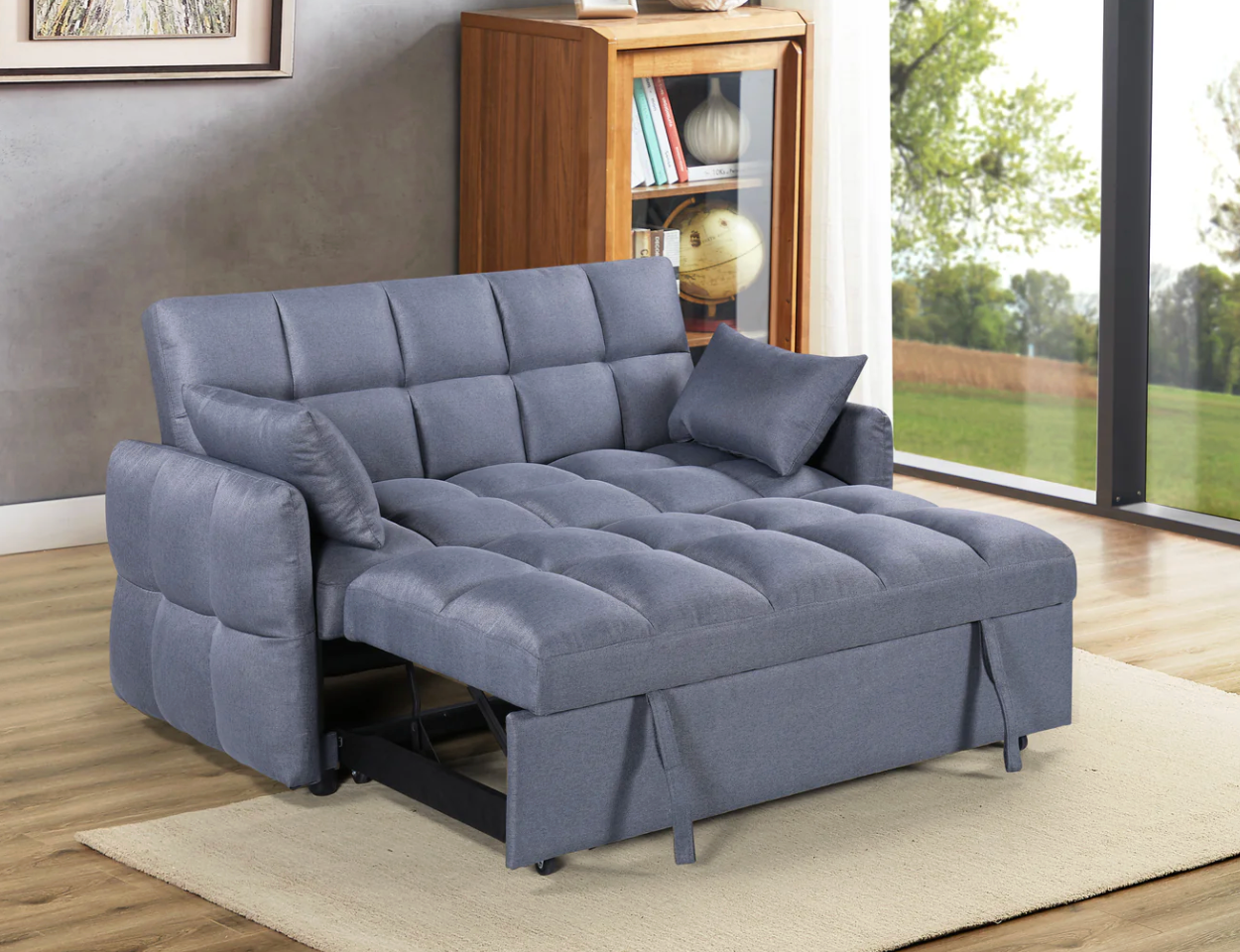 Mason Sofabed Grey 2 Seater - Sofa Easy