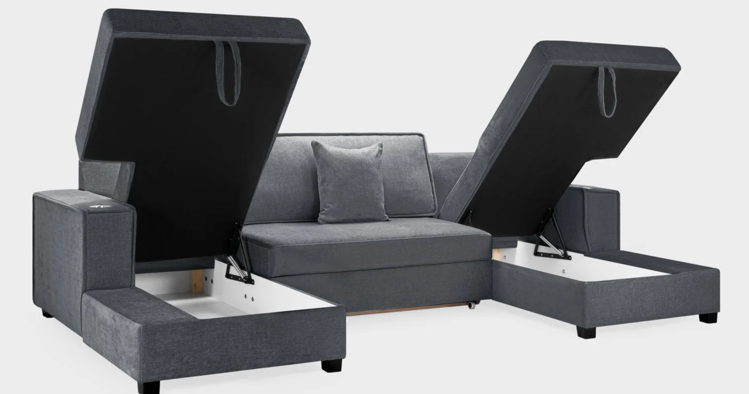 Milan Sofabed Grey Universal Corner - Sofa Easy