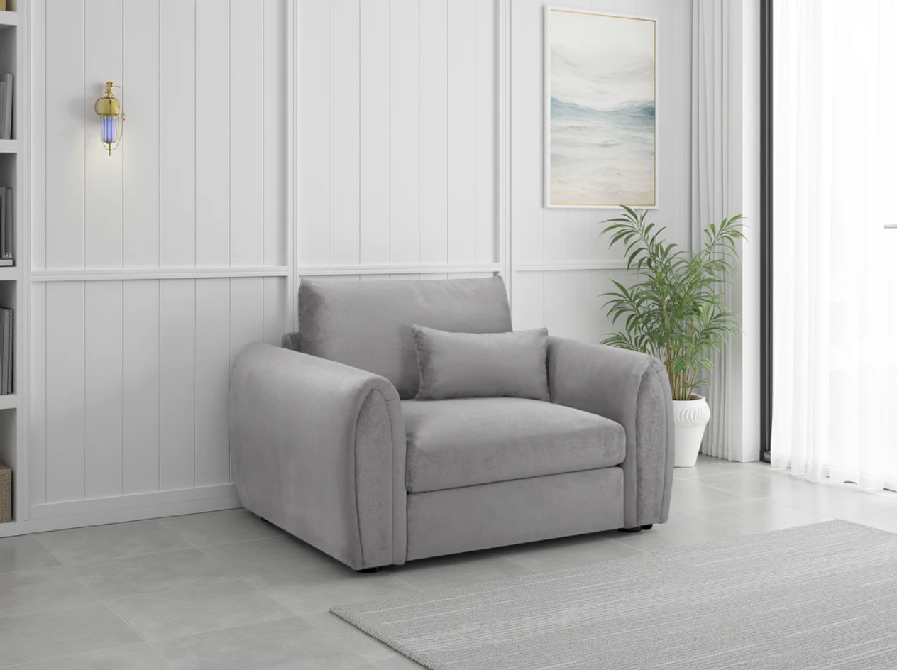 Mirabel Sofa Grey Armchair - Sofa Easy