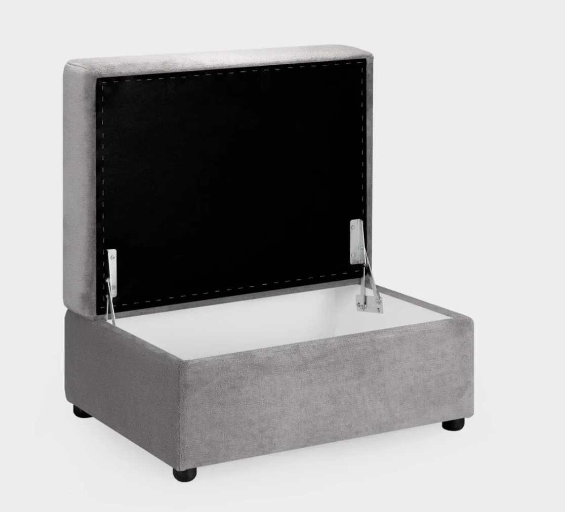 Mirabel Sofa Grey Footstool - Sofa Easy