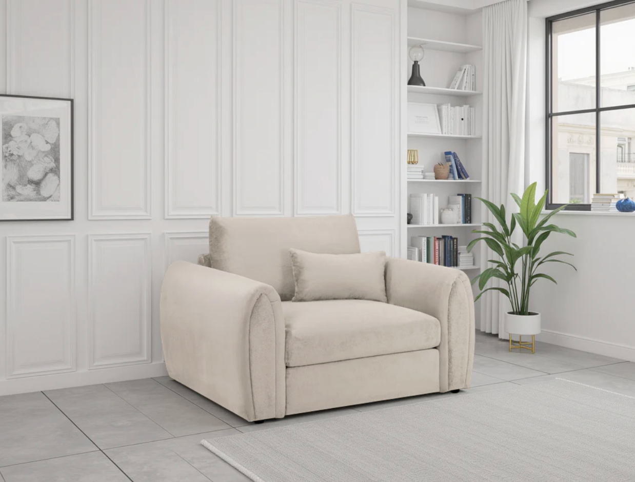 Mirabel Sofa Mocha Armchair - Sofa Easy