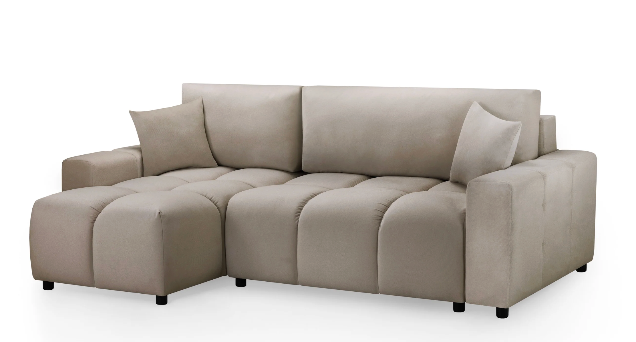 Luki Sofabed Mocha Universal Corner - Sofa Easy