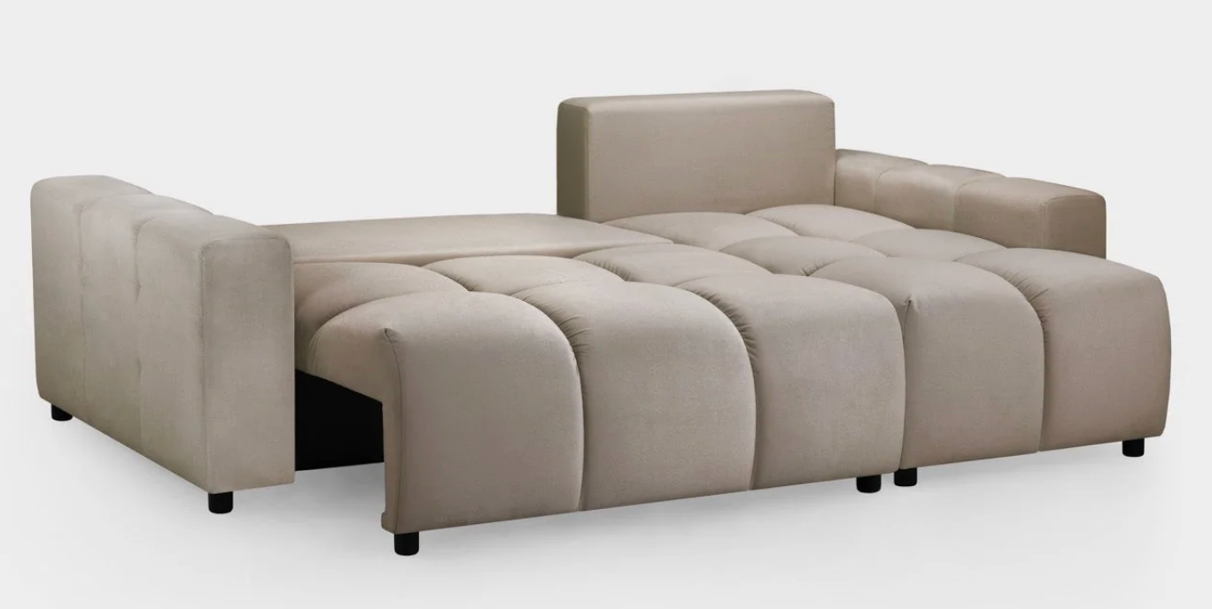 Luki Sofabed Mocha Universal Corner - Sofa Easy