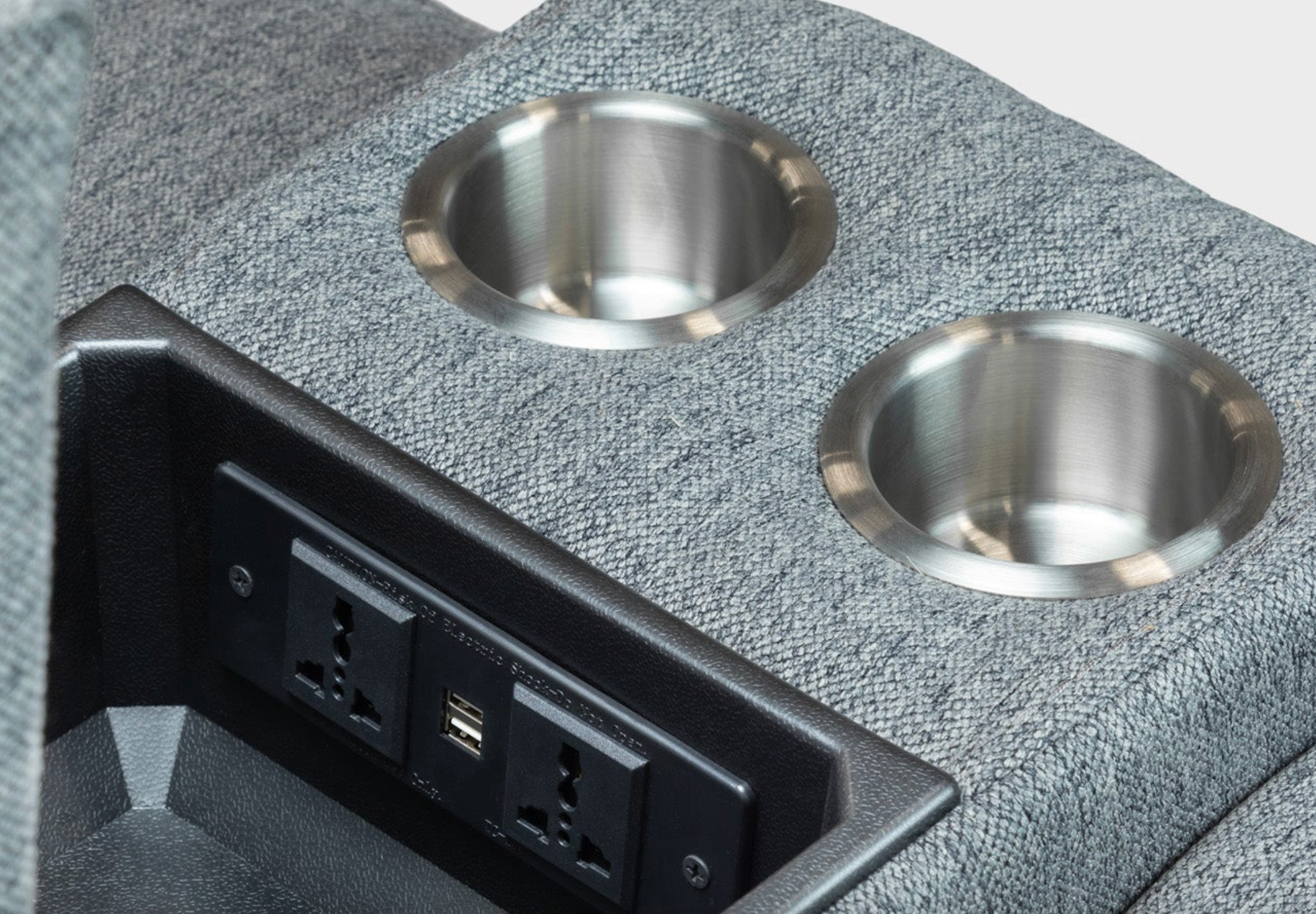 Linden Electric Recliner Sofa Grey 2 Seater - Sofa Easy