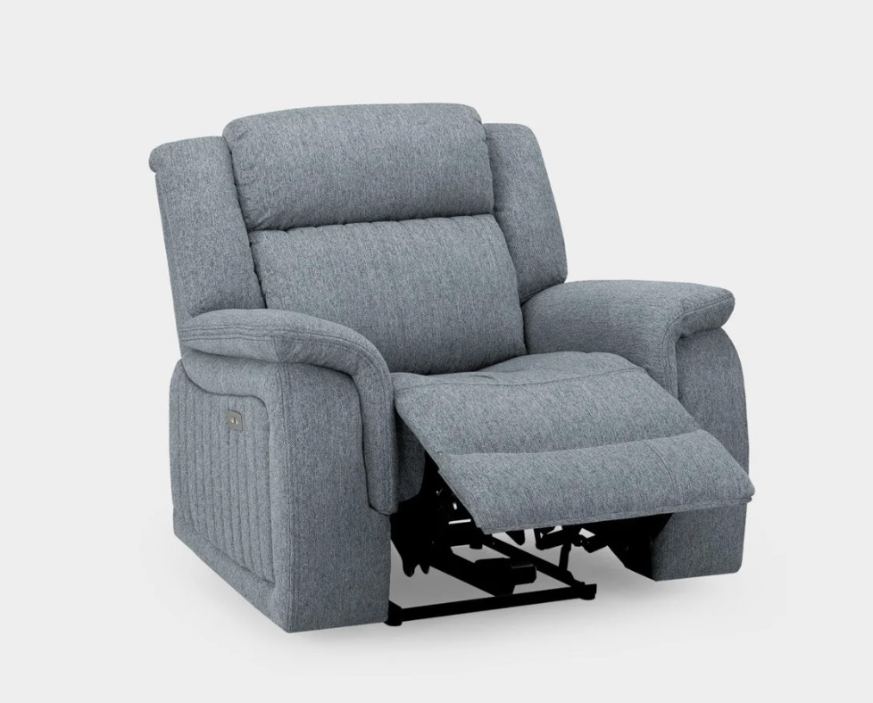 Linden Electric Recliner Sofa Grey Armchair - Sofa Easy