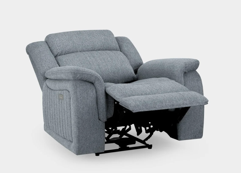 Linden Electric Recliner Sofa Grey Armchair - Sofa Easy