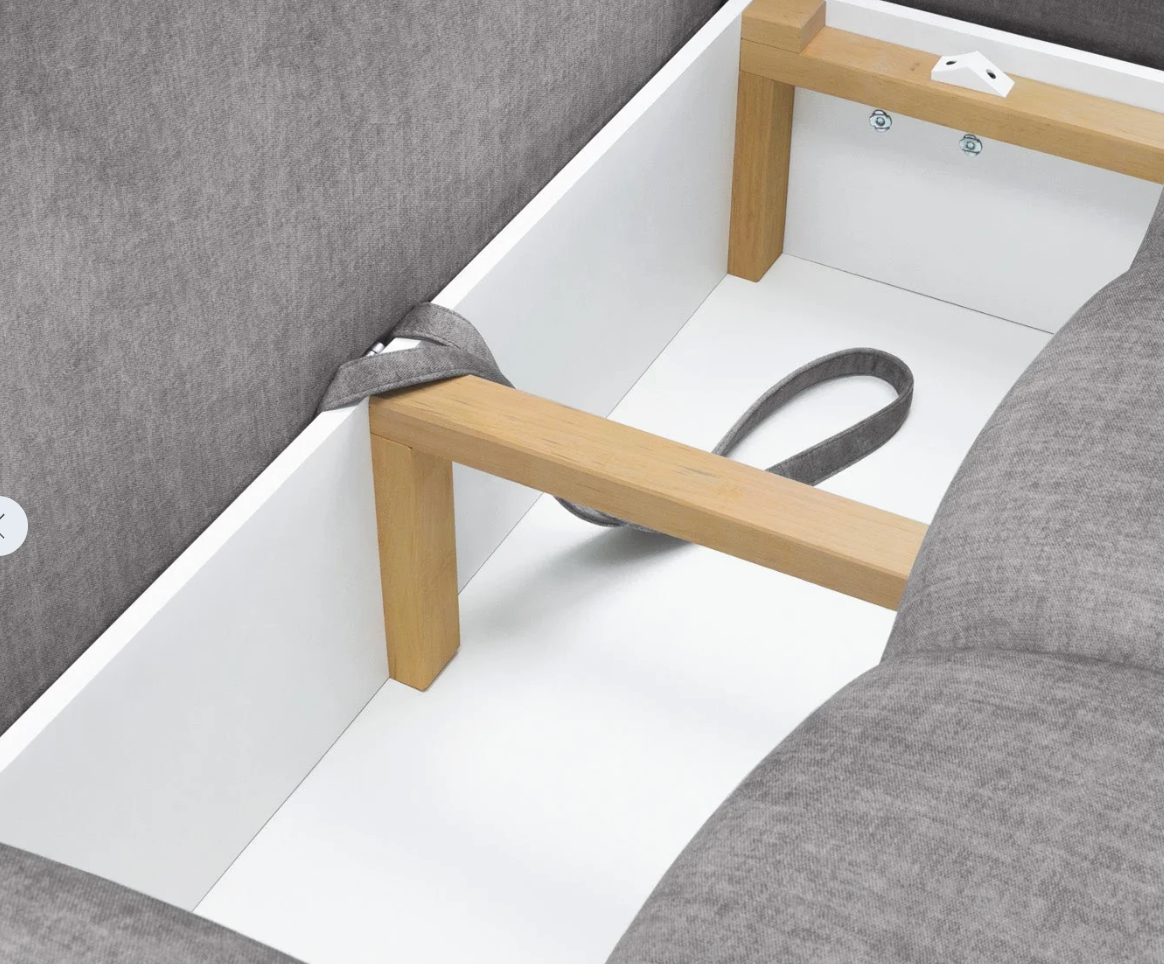 Luki Sofabed Grey Universal Corner - Sofa Easy