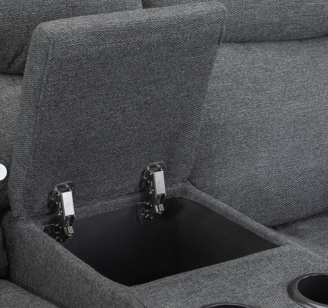 Harald Electric Recliner Sofa Grey 2 Seater - Sofa Easy