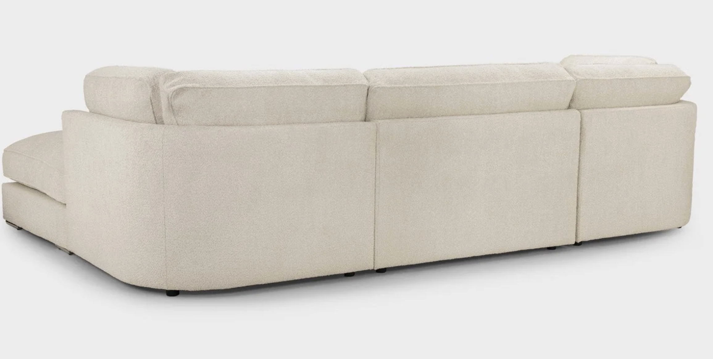 Inga Fullback Sofa Beige U Shape Corner - Sofa Easy