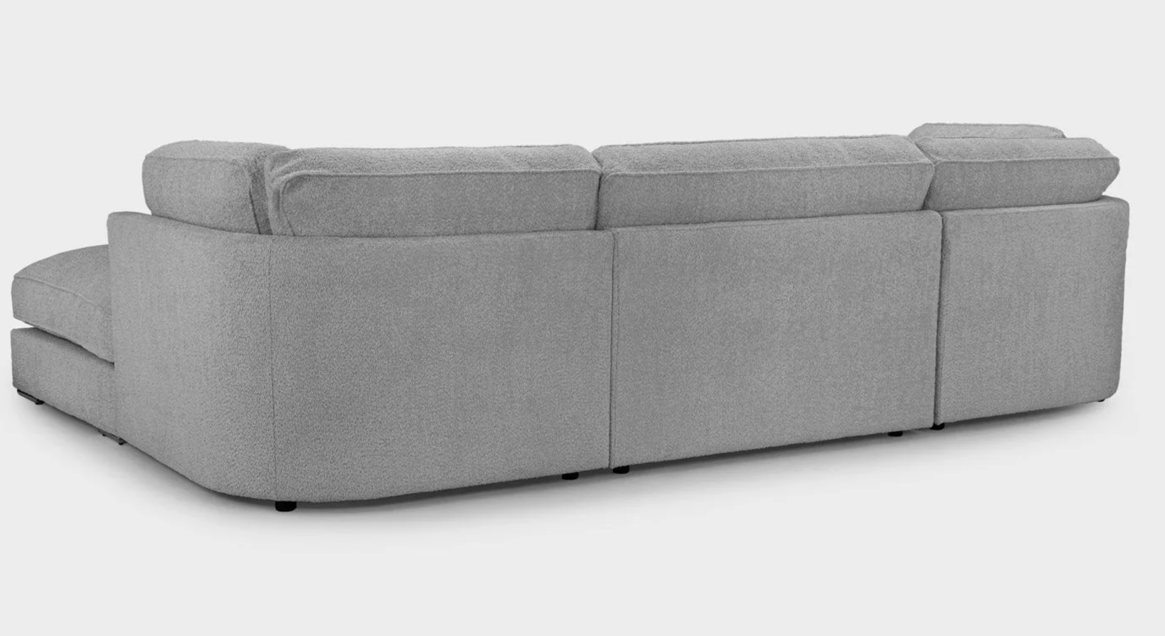 Inga Fullback Sofa Grey U Shape Corner - Sofa Easy