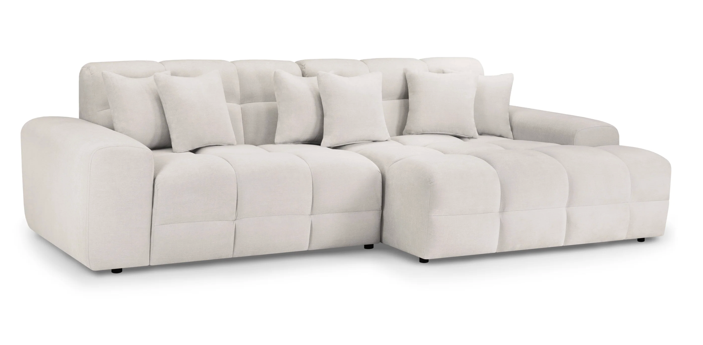 Jacob Sofa Beige Right Hand Facing Corner - Sofa Easy