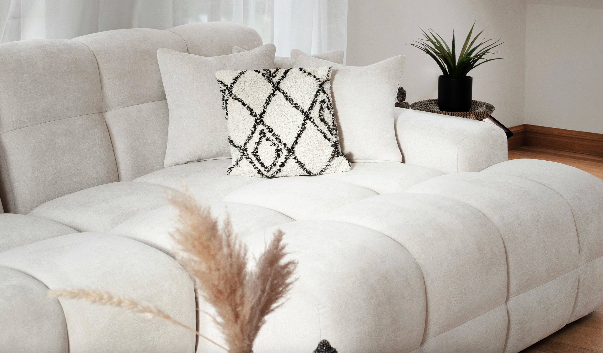 Jacob Sofa Beige Right Hand Facing Corner - Sofa Easy