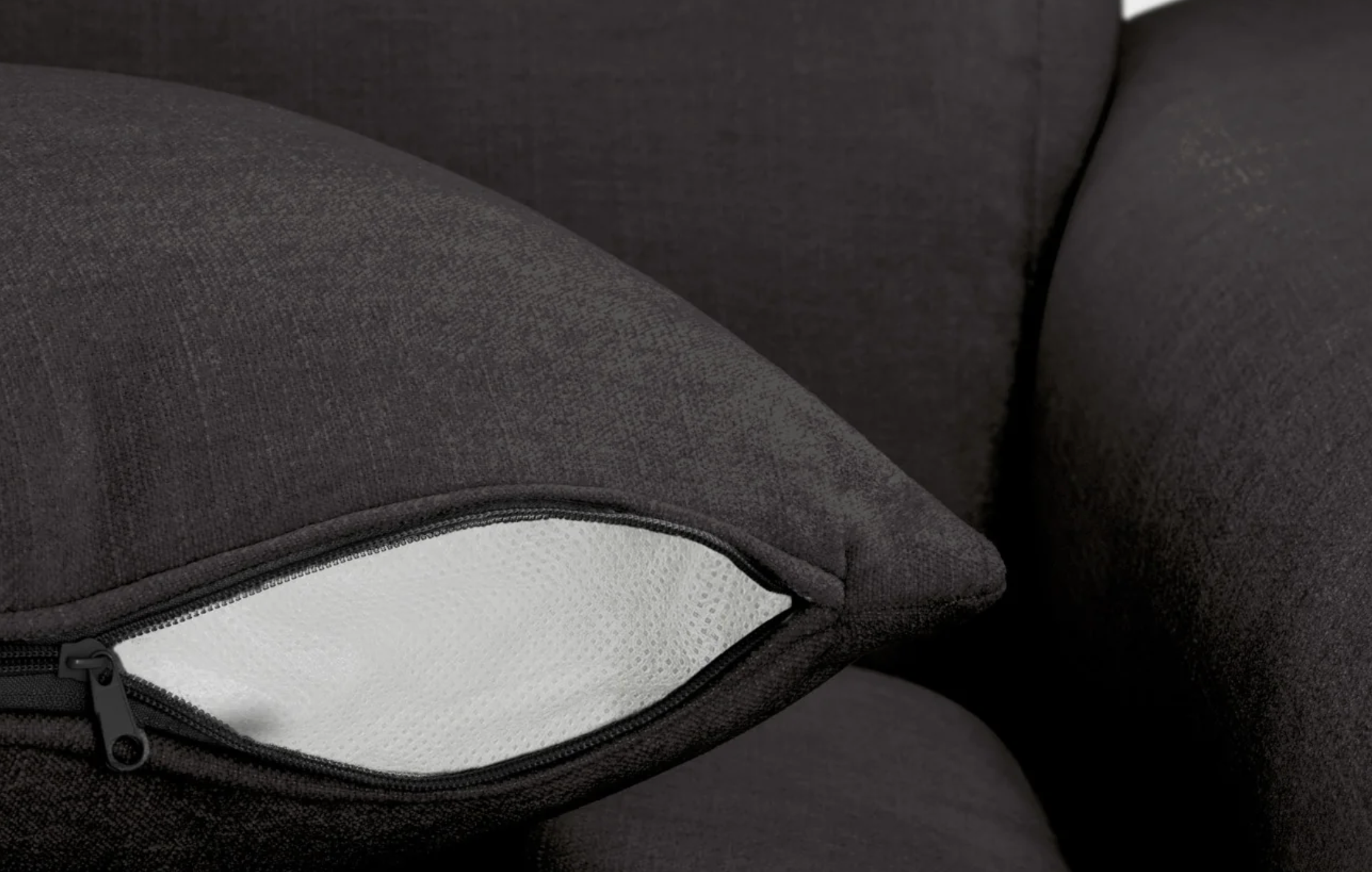 Jacob Sofa Black Left Hand Facing Corner - Sofa Easy